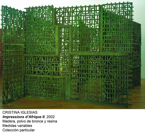 Cristina Iglesias - Impressions d'Afrique II, 2002 Cristina Iglesias