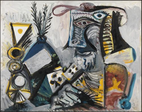 Pablo Picasso - Le Joueur de cartes II, 1971 Pablo Picasso