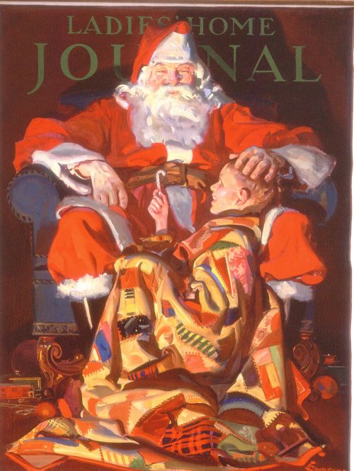 Santa on the Cover of Ladies' Home Journal