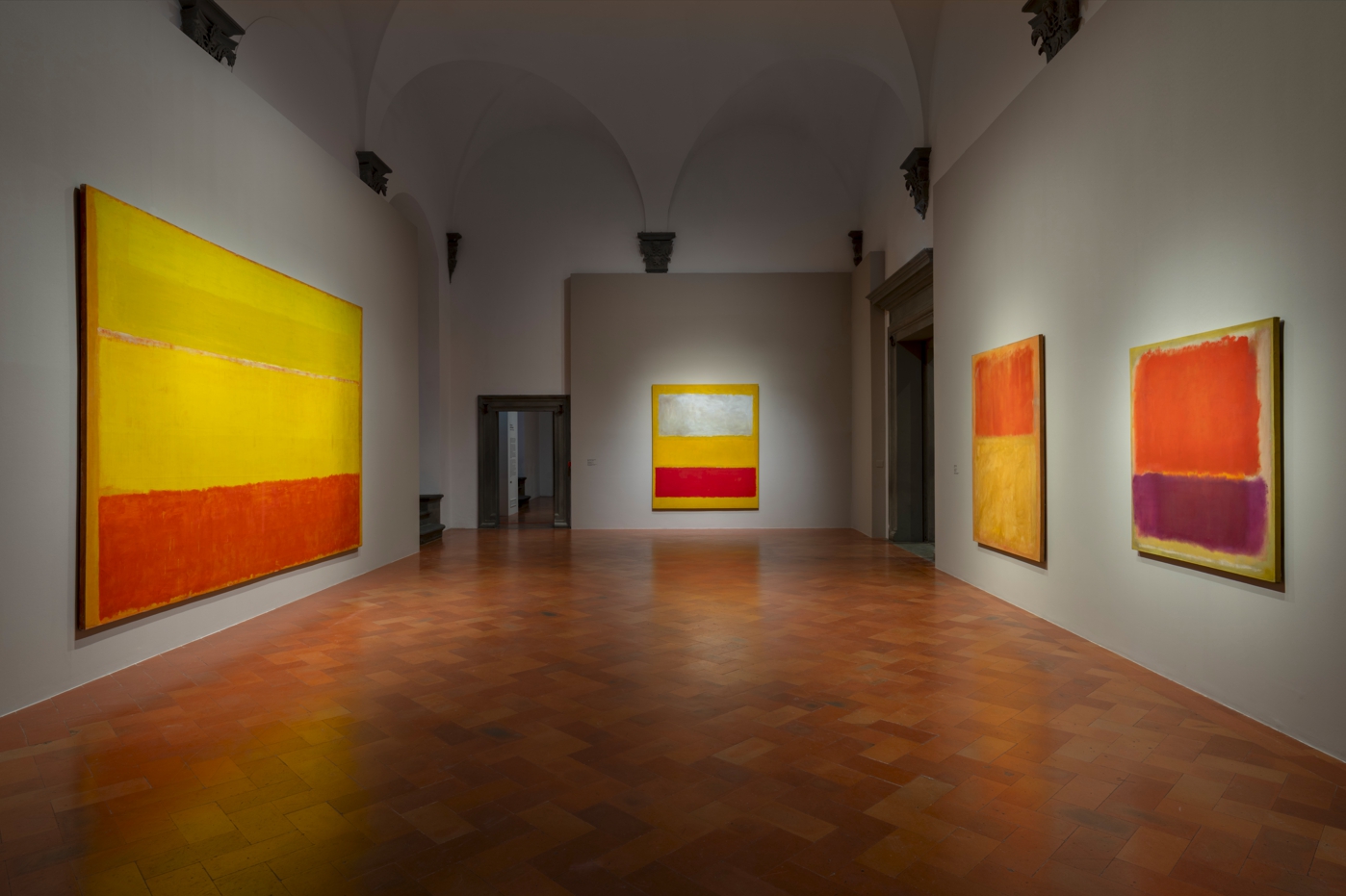 Rothko a Firenze, exhibition views, Palazzo Strozzi, Museo di San Marco, Biblioteca Medicea Laurenziana, Firenze, 2026